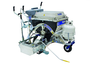 Graco ThermoLazer ProMelt solid thermoplastic traffic line marking paint spray machine