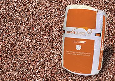 Soil conditioner designed to wick away water from athletic baseball softball field infields clay dirt.