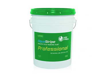 Concentrated Athletic Field Line Marking Striping grass turf Paint containing Zero 0 VOC.