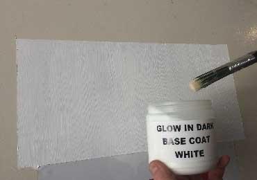 White Glow in the Dark Paint