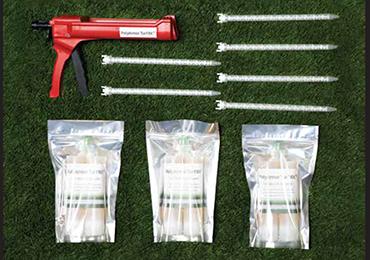 Synthetic turf track repair kit two component epoxy polyurethane system adhesive glue