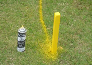 Brightest durable Marking Yellow paint.