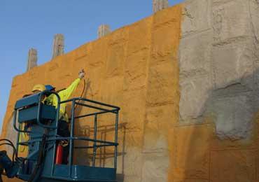custom colors of lithium protective coating for precast or tilt up concrete.