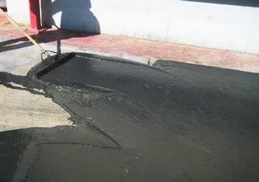 Cold applied asphalt crack filler repair product.