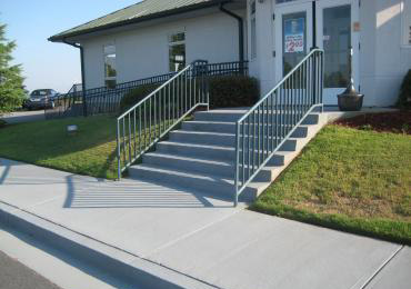 Concrete stair paint coating easy to apply non skid durable.