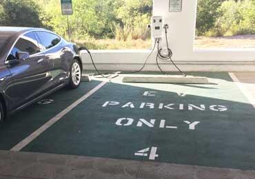 coatings for electric car vehicle ev charging spots.