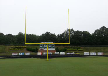 Football Goal Post Direct to metal goal post paint.