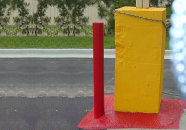 Yellow red safety paints coatings.