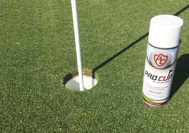 white paint for golf putting hole painting dirt.
