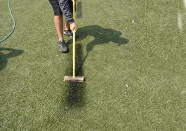 Remove paint lines synthetic turf athletic fields.