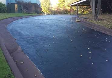 Asphalt driveway coating sealer concrete coating.