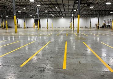 painting lines warehouse inside amazon tough durable coating