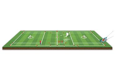 plastic markers colors for lacrosse field marking layout painting