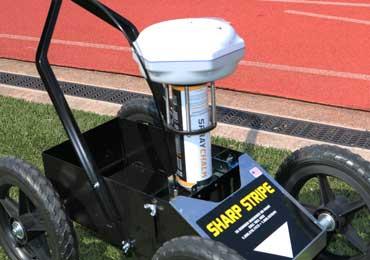 gps system to mark positions on soccer football lacrosse fields.