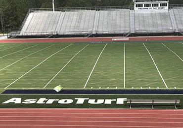 robot paint for natural grass or synthetic field turf.