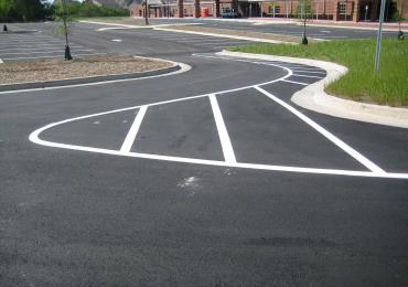 paint for painting striping lines on school hospital mall parking lots.