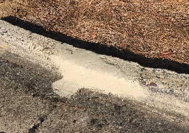 home residential home driveway concrete asphalt curb repair.