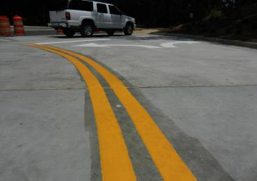 Improves adhesion of thermoplastic traffic paint concrete.