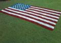American Flag stencil red white blue marking paint athletic football soccer baseball painting