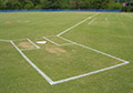Baseball Field Diamond Batterts box foul lines Line marking Paint.