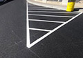 Durable bright tough water based reflective parking lot striping paint.