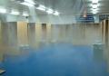 Mist spray sports locker room facility to kill odor bacteria virus mold mildew