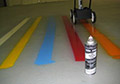 Easy to use no setup no cleanup aerosol line marking paint.