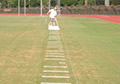 Lining Painting Football Field hash marks.