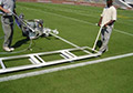 Football Field aluminum hash mark stencil.