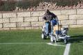 Graco ride on athletic field paint Line marking-striping-painting machine.