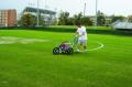 Soccer Field Line Painting with Graco Bulk Spray Machine.