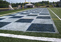 removable field paints turf synthetic field end zone painting.