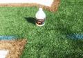 safe products  to remove stubborn paint chalk stains from synthetic grass fields.