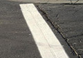 Stop bar painted liquid cold applied thermoplastic traffic line marking paint.