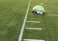 athletic field painting striping line marking robot.