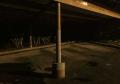 no night time reflectivity when no light is shined on the pole barrier highway guard rails