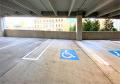 best paint from manufacture for parking lot lines logos signs epoxy concrete overlay.