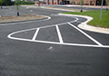 paint for painting striping lines on school hospital mall parking lots.