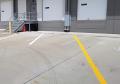 traffic paint amazon facility loading dock.