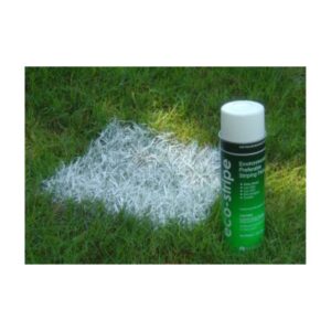 White water based aerosol marking line striping paint.