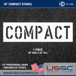 18 inch COMPACT stencil