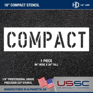 18 inch COMPACT stencil