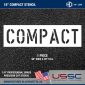 18 inch COMPACT stencil
