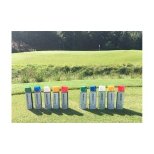 Colors upside down aerosol golf course marking paints manufacturer.
