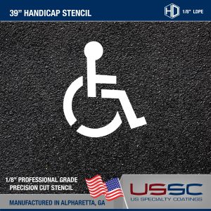 39 inch HANDICAP stencil - Image 3