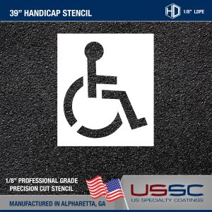 39 inch HANDICAP stencil