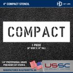 4 inch Compact Stencil