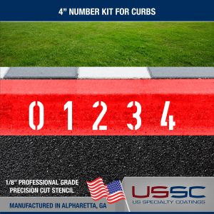4 inch number kit for curbs - Image 3