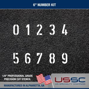 6 inch Number Kit - Image 3