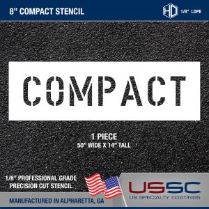 8 inch COMPACT stencil